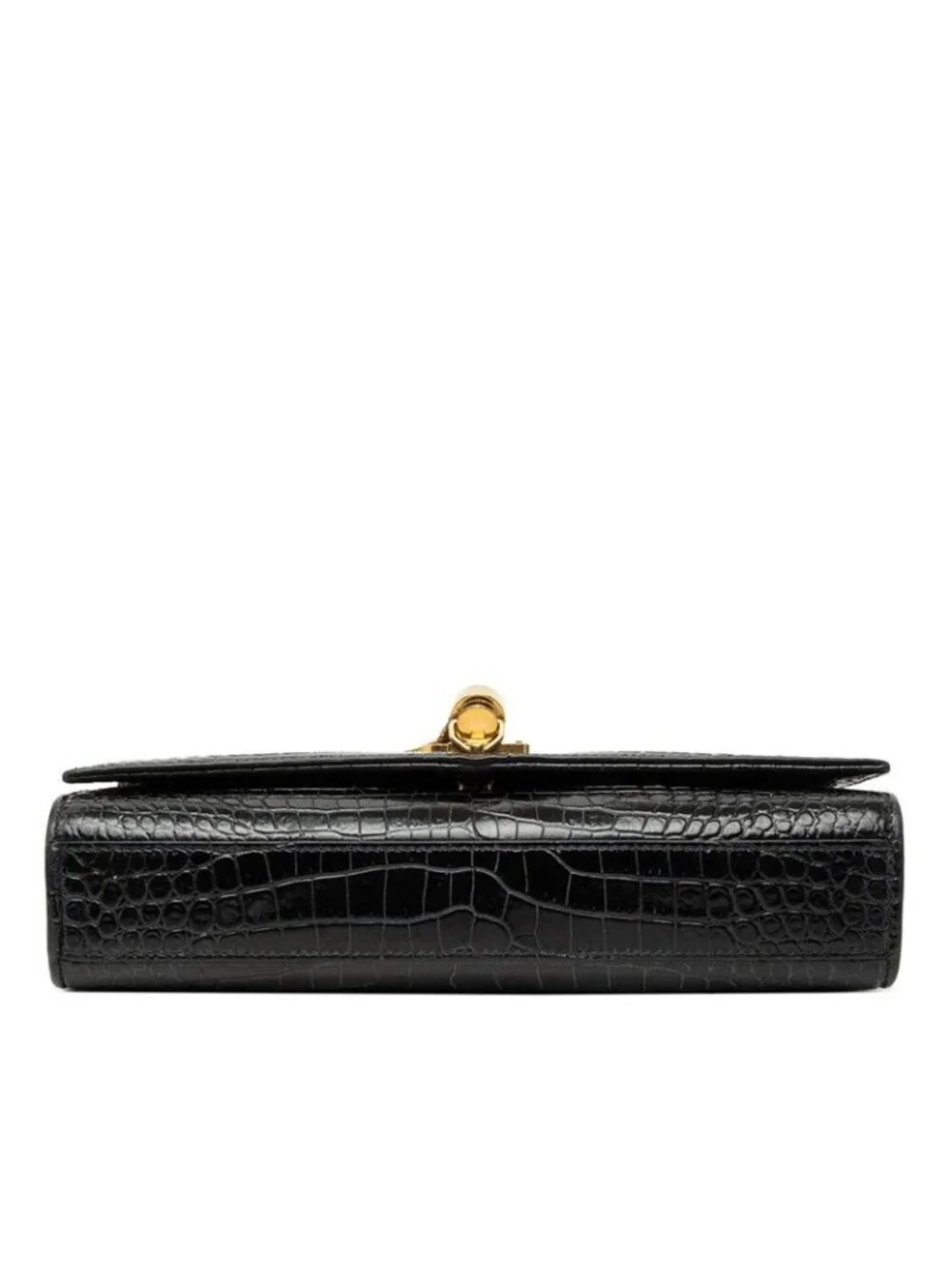 Saint Laurent YSL Logo Croco Shoulder